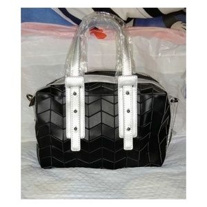 Patrizia LucaTwo-Tone Geo Tile Mini Bag